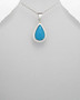 Hopeariipus, PREMIUM COLLECTION|Teardrop Pendant in Sky Blue