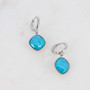 Korvakorut, BOHM PARIS|Léa avec cristal azure blue (rhodium)