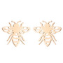 Kirurginteräsnapit, Steel Wasp Earstuds in Rosegold -ampiaisnapit
