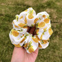 Donitsi/Scrunchie|SUGAR SUGAR, Pineapple Scrunchie in White