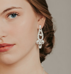 Strassikorvakorut, ROMANCE|Aurora Earrings in Silver