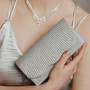 Iltalaukku, ROMANCE| Classic Silver Eveningbag