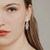 Strassikorvakorut, ROMANCE|Lauren Earrings in Silver with Pearls