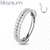 Lävistysrengas, Implant Grade Titanium Outward Facing Double-Lined CZ