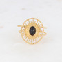 Sormus, BOHM PARIS|Bague Veda -dorée avec onyx