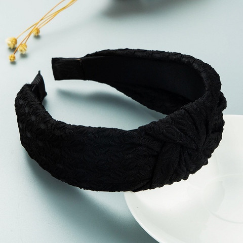 Hiuspanta|SUGAR SUGAR, Chic Knot Hairband in Black