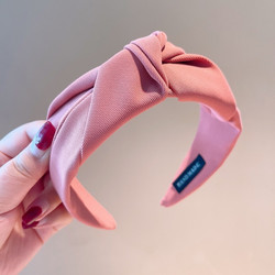 Hiuspanta|SUGAR SUGAR, Premium Knot Hairband in Apricot Pink