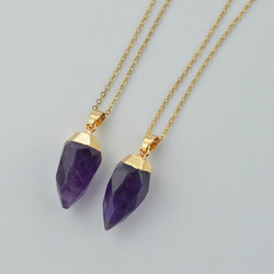 Kaulakoru, FRENCH RIVIERA|Amethyst Necklace