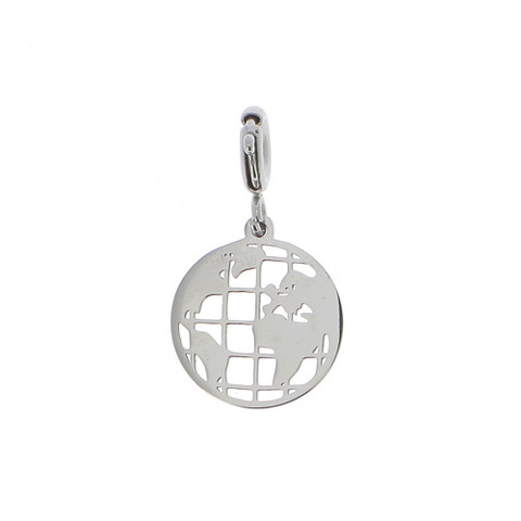 Maskotti/riipus, BOHM PARIS|Charm globe -rhodium