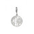 Maskotti/riipus, BOHM PARIS|Charm globe -rhodium
