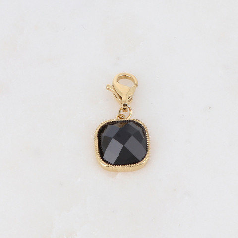 Maskotti/riipus, BOHM PARIS|Lockie Charm Chloé -onyx