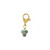 Maskotti/riipus, BOHM PARIS|Lockie Charm Ronan -turqoise africaine