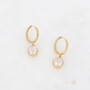 Korvakorut, BOHM PARIS|Boucles Silas avec crystal ivory cream -dore