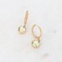 Korvakorut, BOHM PARIS|Boucles Silas avec crystal jaune -dore