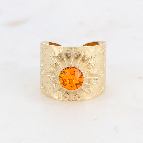 Sormus, BOHM PARIS|Bague Anais -tangerine