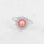 Sormus, BOHM PARIS|Bague Dao Rhodium -electric orange