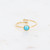 Sormus, BOHM PARIS|Bague Ally -azure blue