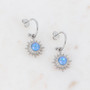 Korvakorut, BOHM PARIS|Boucles Soleil Rhodium -ocean delite
