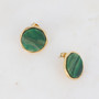 Korvakorut, BOHM PARIS|Boucles Luce -jaspe vert