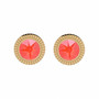 Korvakorut, BOHM PARIS|Boucles Miel -electric orange