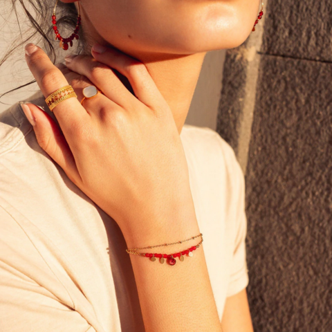 Rannekoru, BOHM PARIS|Bracelet Simone -cornaline