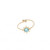 Sormus, BOHM PARIS|Bague Melany -light turqoise