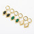 Kirurginteräsrenkaat, FRENCH RIVIERA|Decorated 2 in 1 Hoops in Gold