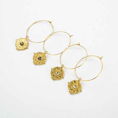 Kirurginteräsrenkaat, FRENCH RIVIERA|Large 2 in 1 Hoops