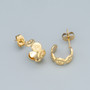 Kirurginteräsrenkaat, FRENCH RIVIERA|Small Gold Hoops