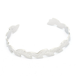 Kirurginteräsrannekoru, FRENCH RIVIERA|Silver Twine Bracelet