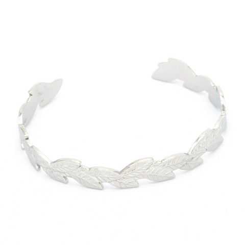 Kirurginteräsrannekoru, FRENCH RIVIERA|Silver Twine Bracelet