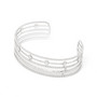 Kirurginteräsrannekoru, FRENCH RIVIERA|Wide Silver Star Bracelet