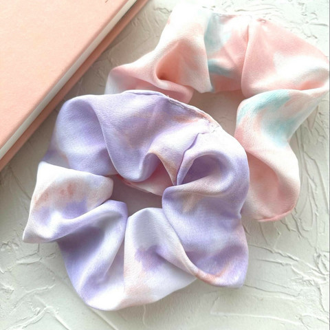 Donitsi/Scrunchie|SUGAR SUGAR, Pastel Tie Dye Scrunchie