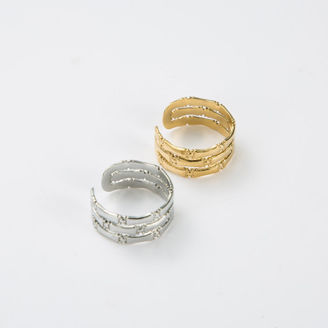 Kirurginterässormus, FRENCH RIVIERA|Wide Ring in Two Colours