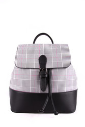 Reppu, FRENCH RIVIERA|Small Pepita Rucksack -pepitaruudullinen reppu