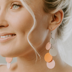 LEMPI-korvakorut, Onni (persikka-nude-vaaleanpunainen)