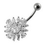 Titaaninen napakoru, Upea Cubic Zirconia napakoru kirkkain kivin