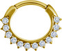 PREMIUM COLLECTION|24K siro kulta & zirconia clicker