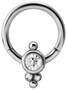 PREMIUM COLLECTION|Siro smiley koriste-clicker iensuojalla (hopea)