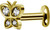 PREMIUM COLLECTION|Siro perhos-labret (kulta)