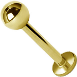 PREMIUM COLLECTION|Labret 3mm pallolla (kulta)