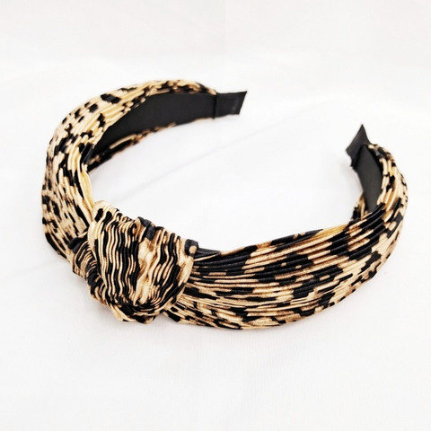 Hiuspanta|SUGAR SUGAR, Leopard in Dark Brown -leopardi solmupanta
