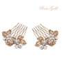 Hiuskoru, ATHENA BRIDAL|Mini Rosegold Comb -helmihiuskoriste
