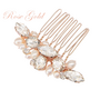 Hiuskoru, ATHENA BRIDAL|Petite Pearl Comb -ruusukulta helmihiuskampa