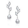 Korvakorut, ATHENA BRIDAL|Noelle Earrings -hopeanväriset pisarat