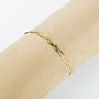 Kirurginteräsrannekoru, FRENCH RIVIERA|Tresse Chain in Gold