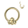 Lävistysrengas, Titanium Bumble Bee Gold Hoop  -kullanvärinen clicker