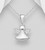 PREMIUM COLLECTION|Enkeli -pieni hopeariipus Cubic Zirconioilla