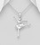 PREMIUM COLLECTION|Ballerina -kirkaskivinen hopeariipus