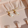 FRENCH RIVIERA|Small Aurore Earrings -kirurginteräskorvakorut helmellä